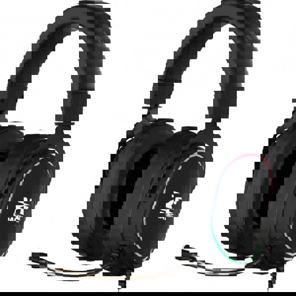 ყურსასამენი 2E 2E-HG350BK-7.1, Gaming Headset, Wired, RGB, 3.5mm, USB, USB Type-С, Black