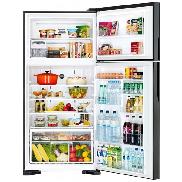 მაცივარი Hitachi R-VG660PUC7-1 GBK, 550L, A++, No Frost, Refrigerator, Black