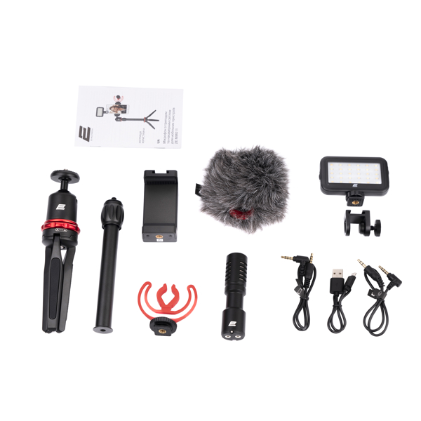 მიკროფონის კომპლექტი 2E 2E-MM011, Microphone Set, 3.5 mm, Black