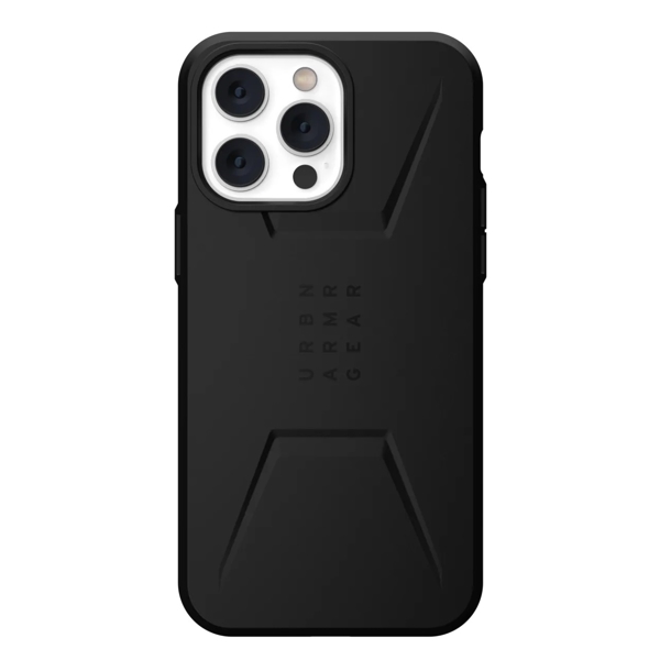 მობილურის ქეისი UAG 114039114040 Civilian, iPhone 14 Pro Max, Cover, Black