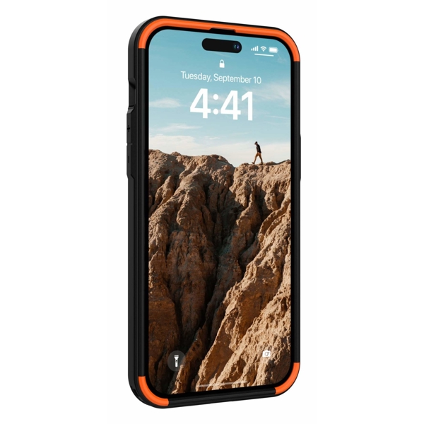 მობილურის ქეისი UAG 114039114040 Civilian, iPhone 14 Pro Max, Cover, Black