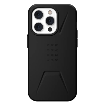 მობილურის ქეისი UAG 114038114040 Civilian, iPhone 14 Pro, Cover, Black