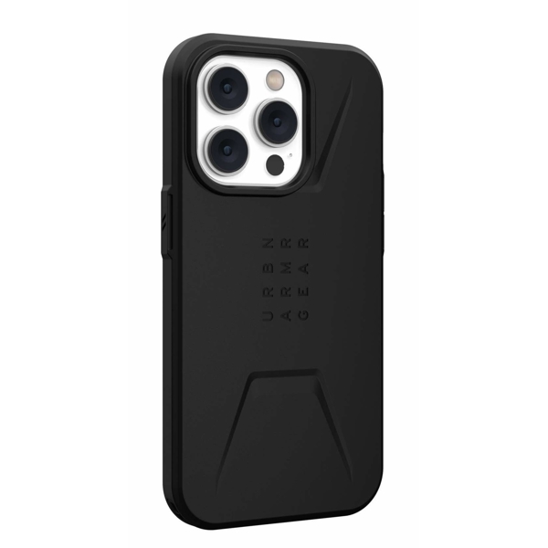 მობილურის ქეისი UAG 114038114040 Civilian, iPhone 14 Pro, Cover, Black