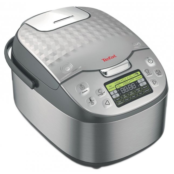 მულტსახარში Tefal RK807D/34, 1200W, 5L, Electric Glass Steamer, Silver