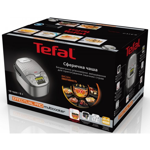 მულტსახარში Tefal RK807D/34, 1200W, 5L, Electric Glass Steamer, Silver