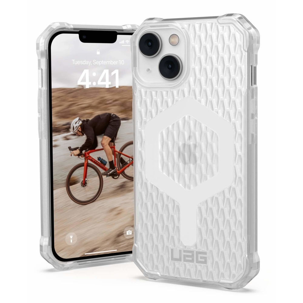 მობილურის ქეისი UAG 114089110243 Essential Armor, iPhone 14, Cover, Frosted Ice