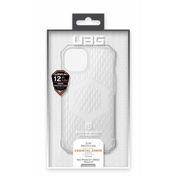 UAG 114089110243 Essential Armor, iPhone 14, Cover, Frosted Ice