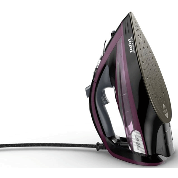 ორთქლის უთო Tefal FV9835E0, 3000W, 350ML, Steam Iron, Black/Purple