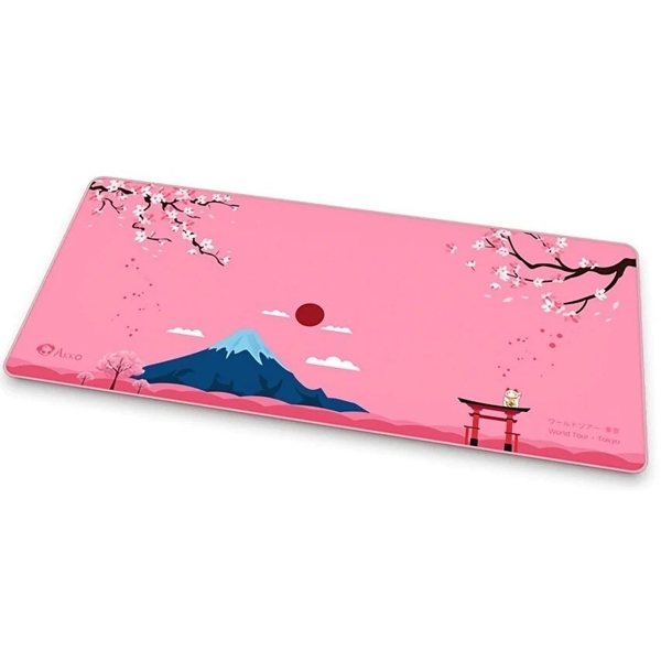 მაუსის პადი Akko 6925758602471, World TourTokyo R2, Mouse Pad, XXL, Pink