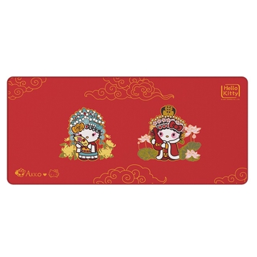 მაუსის პადი Akko 6925758615419 Hellokitty Peking Opera, Mouse Pad, XXL, Red