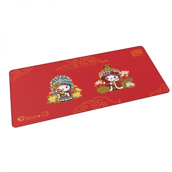 Akko 6925758615419 Hellokitty Peking Opera, Mouse Pad, XXL, Red