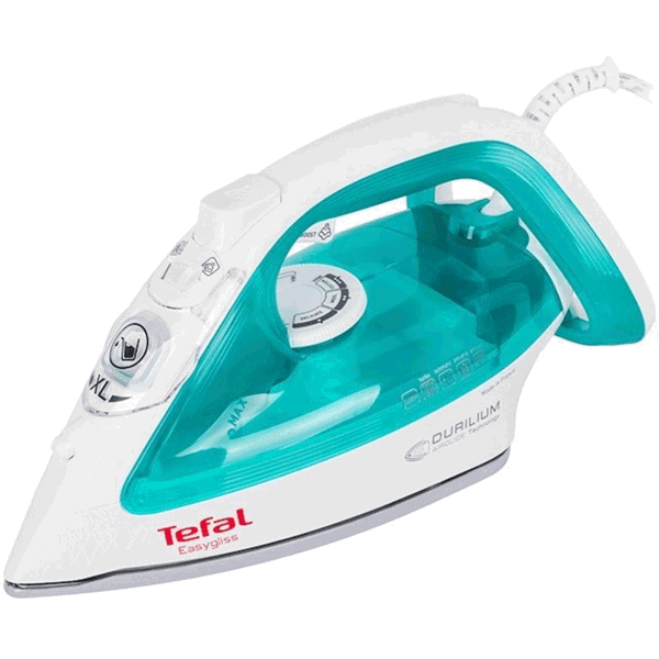 Tefal FV3951E0, 2400W, 170ML, Steam Iron, White/Blue