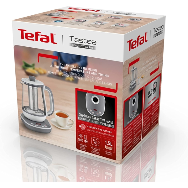 ელექტრო ჩაიდანი Tefal BJ551B10, 1430W, 1.5L, Electric Kettle, Transparent