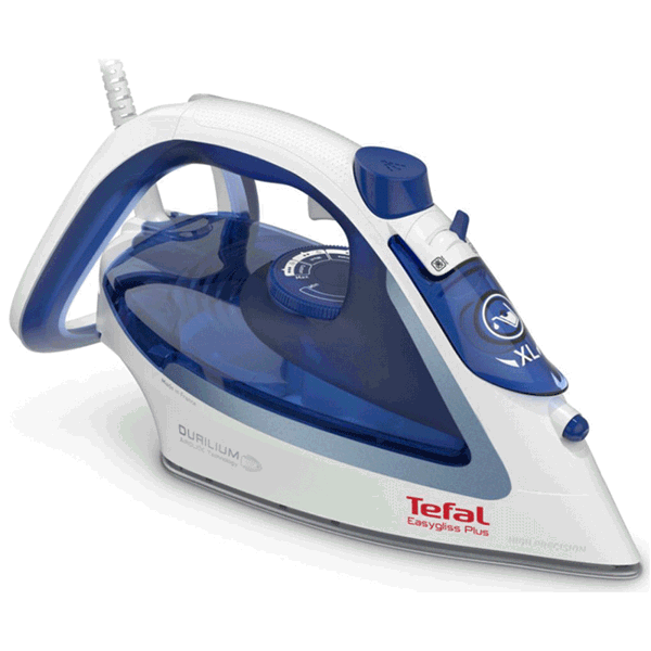 ორთქლის უთო Tefal FV5715E0, 2400W, 270ML, Steam Iron, White/Blue