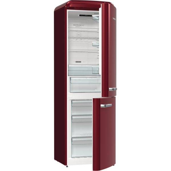 მაცივარი Gorenje ONRK619ER, 302L, A++, No Frost, Refrigerator, Burgundy Red