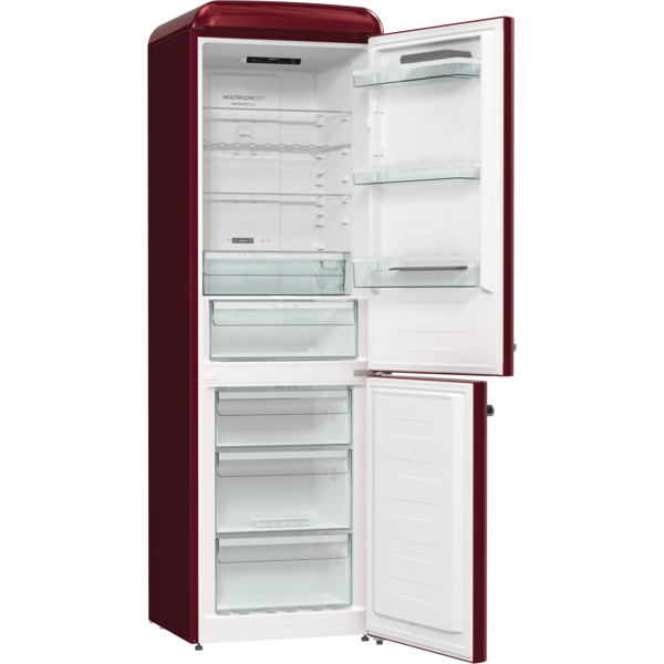 მაცივარი Gorenje ONRK619ER, 302L, A++, No Frost, Refrigerator, Burgundy Red