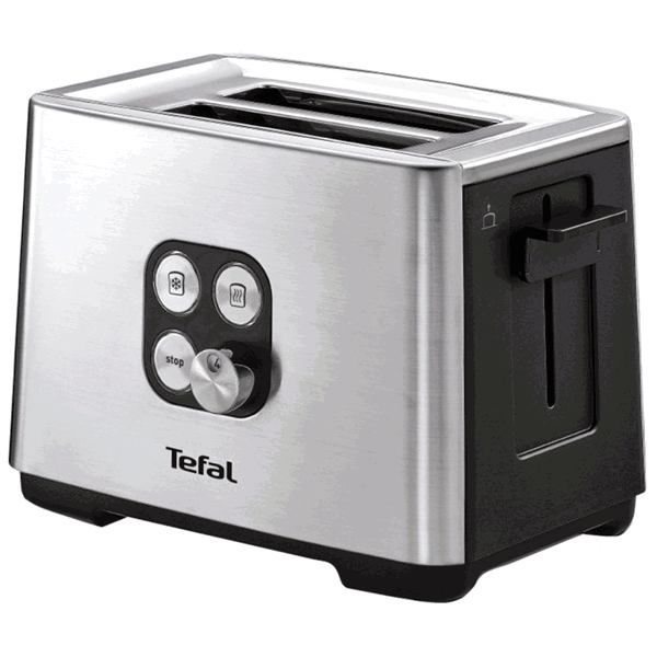 ტოსტერი Tefal TT420D30, 900W, Toaster, Black/Silver