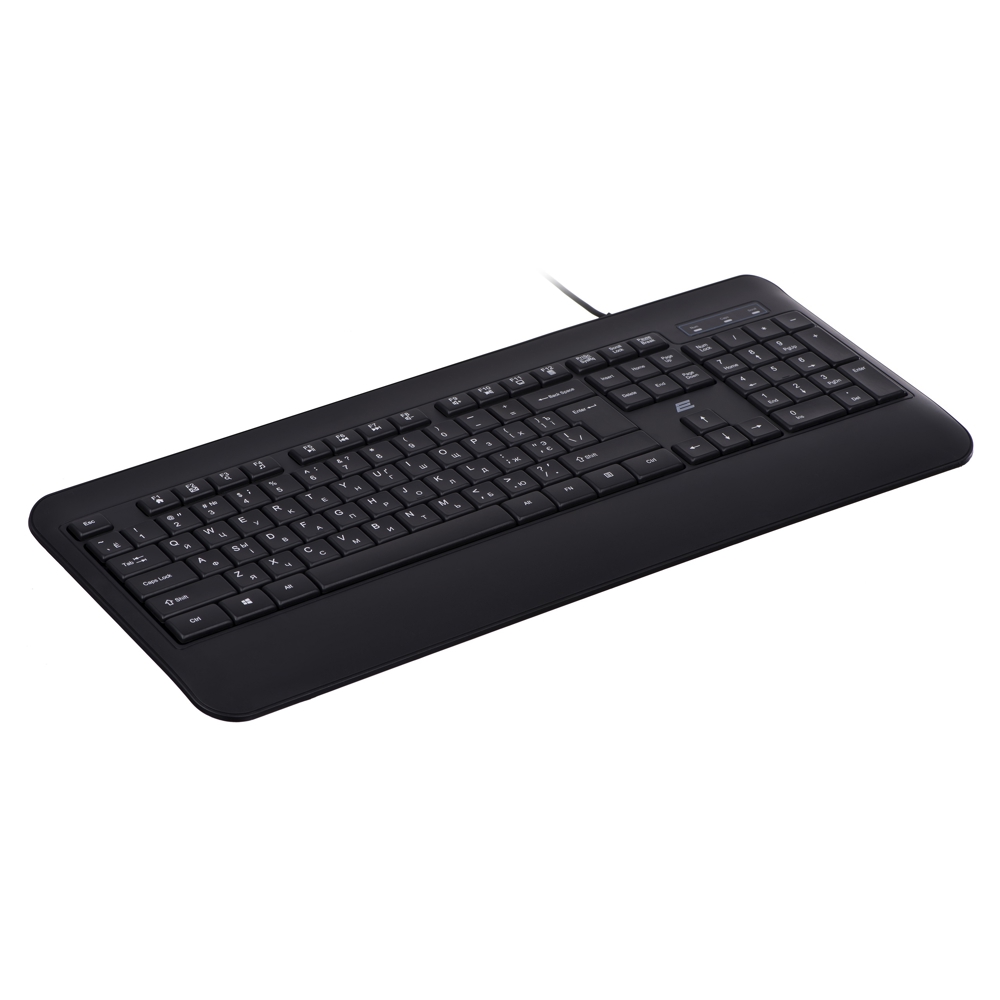 კლავიატურა 2E 2E-KS109UB, Wired, USB, Keyboard, Black