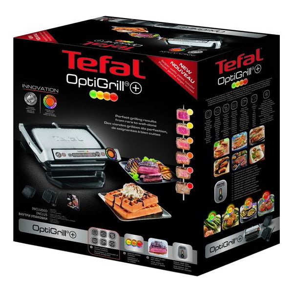 გრილი Tefal GC716D12, 2000W, Grill, Black/Silver