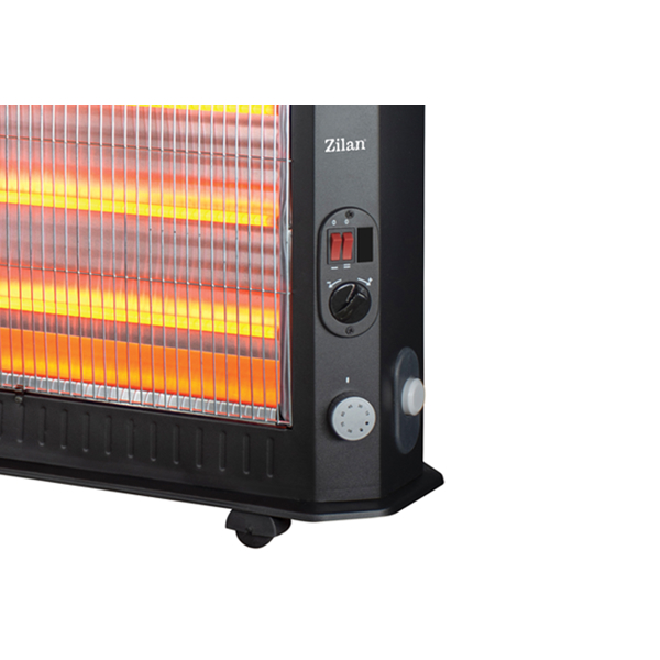 ელექტრო გამათბობელი Zilan ZLN6821, 2000W, 15-20m², Electric Heater, Black