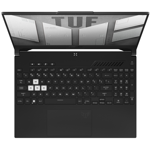 ნოუთბუქი Asus FX517ZE TUF Dash F15, 15.6", i7-12650H, 16GB, 512GB SSD, RTX 3050TI 4GB, Black