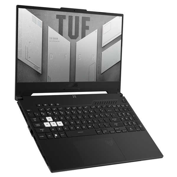 ნოუთბუქი Asus FX517ZE TUF Dash F15, 15.6", i7-12650H, 16GB, 512GB SSD, RTX 3050TI 4GB, Black