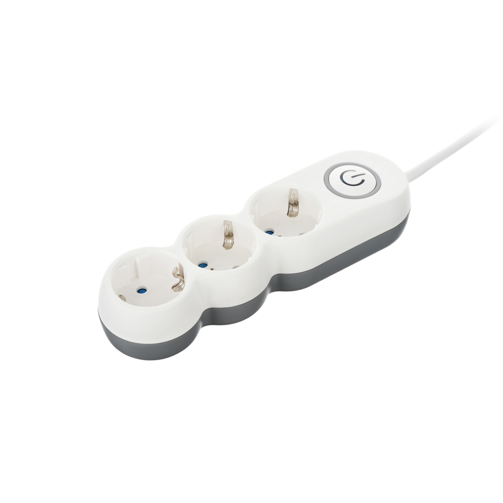 2E 2E-U03VES3M, 3 Socket, 3m, White