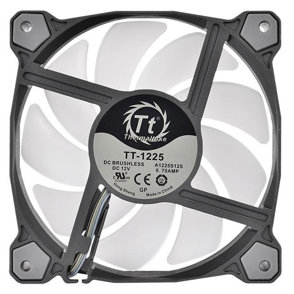 ქულერი Thermaltake CL-F063-PL12SW-A, RGB, 120mm, 1500RPM, Cooler, 3in1, Grey