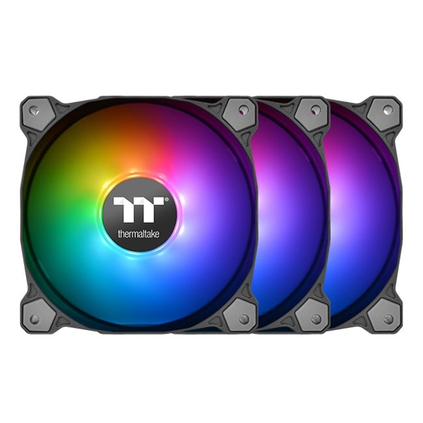 ქულერი Thermaltake CL-F064-PL14SW-A, RGB, 140mm, 1500RPM, Cooler, 3in1, Grey