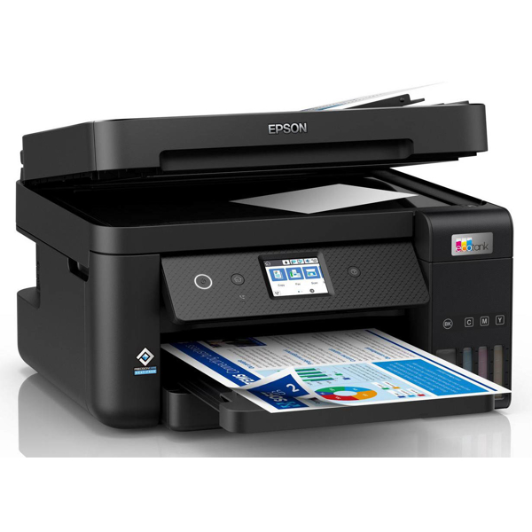 პრინტერი Epson C11CJ60406 EcoTank L6290 CIS, MFP, A4, Wi-Fi, USB, Black