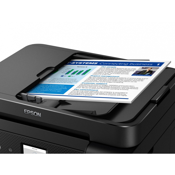 პრინტერი Epson C11CJ60406 EcoTank L6290 CIS, MFP, A4, Wi-Fi, USB, Black