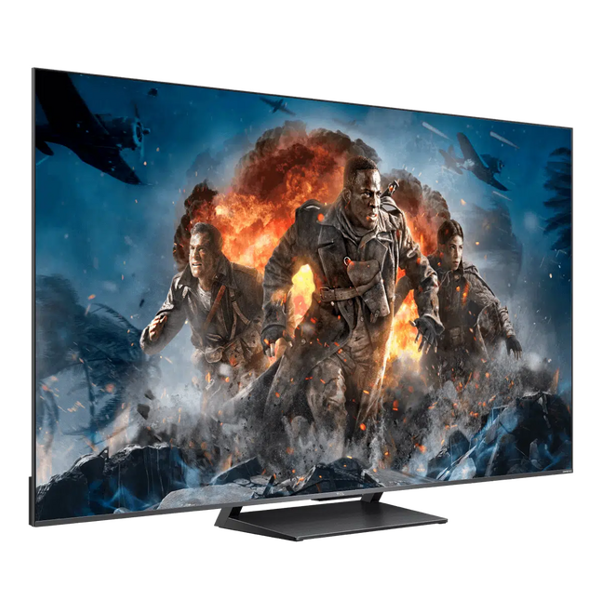 ტელევიზორი TCL 55C735/MT15HS8-RU/GE, 55", 4K QLED, Smart TV, HDMI, USB, BT, RJ-45, WiFi, VA, Black