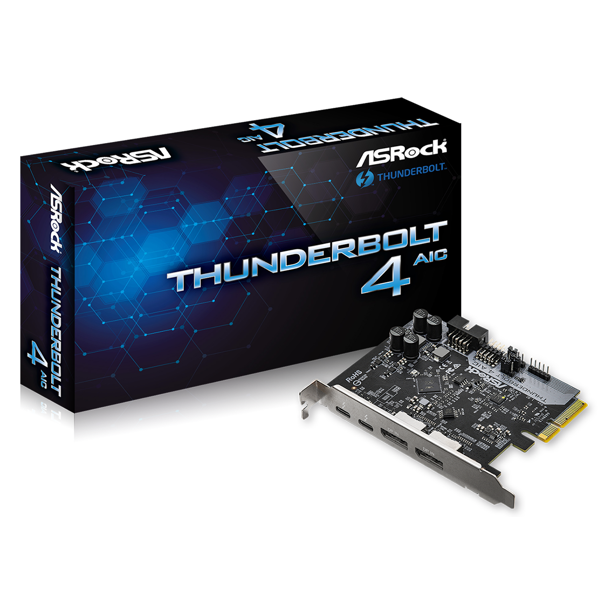 USB ადაპტერი ASRock THUNDERBOLT_4_AIC, PCI Express 3.0