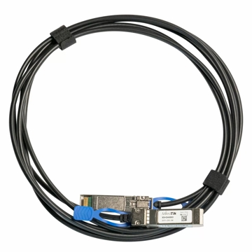 MikroTik XS+DA0003, Patch Cord, 3m, Black