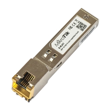 SFP მოდული MikroTik S-RJ01, Transceiver, Golden