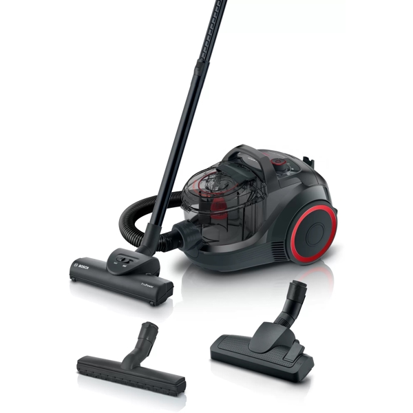 მტვერსასრუტი Bosch BGS21POW2, 750W, 2L, Vacuum Cleaner, Black