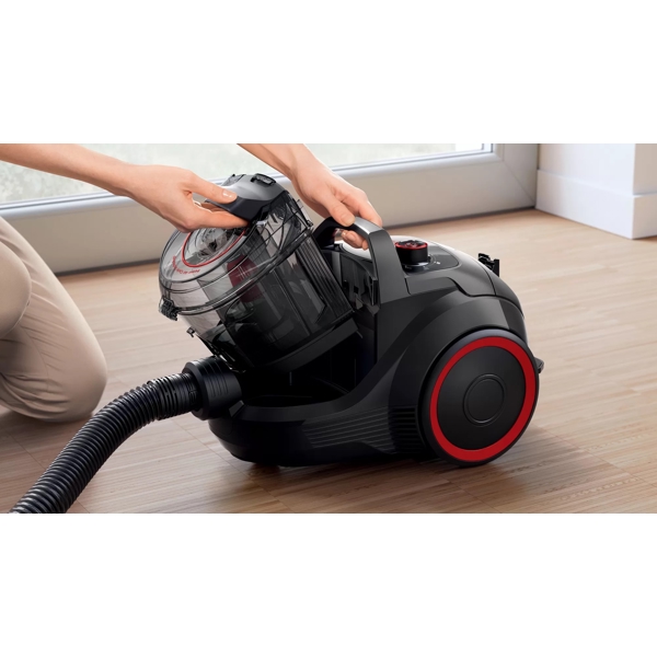 მტვერსასრუტი Bosch BGS21POW2, 750W, 2L, Vacuum Cleaner, Black