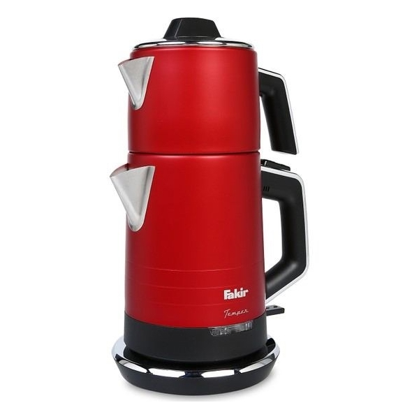 ელექტრო ჩაიდანი Fakir Temper , 1800W, 1.1L, Electric Kettle, Red