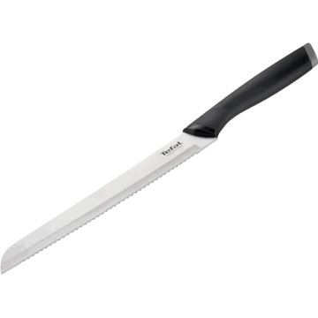 Tefal K2213474 Bread Knife 20 cm, Silver/Black