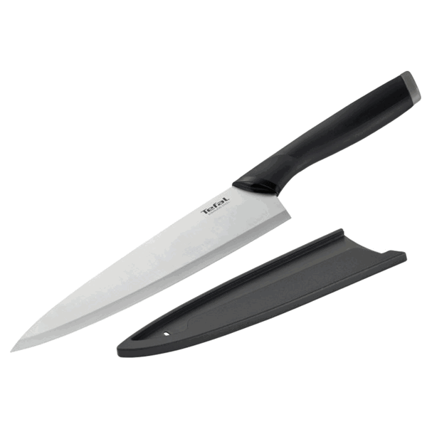 Tefal K2213244 Kitchen Knife 20 cm, Silver/Black