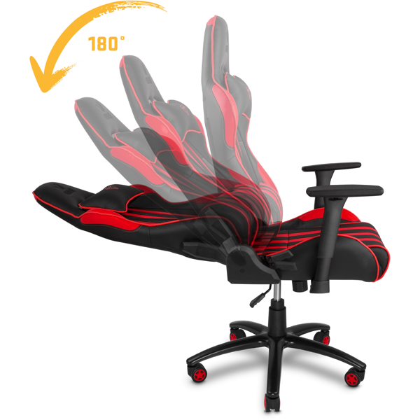 გეიმერული სავარძელი Yenkee 8518300090 YGC 100RD, Gaming Chair, Red