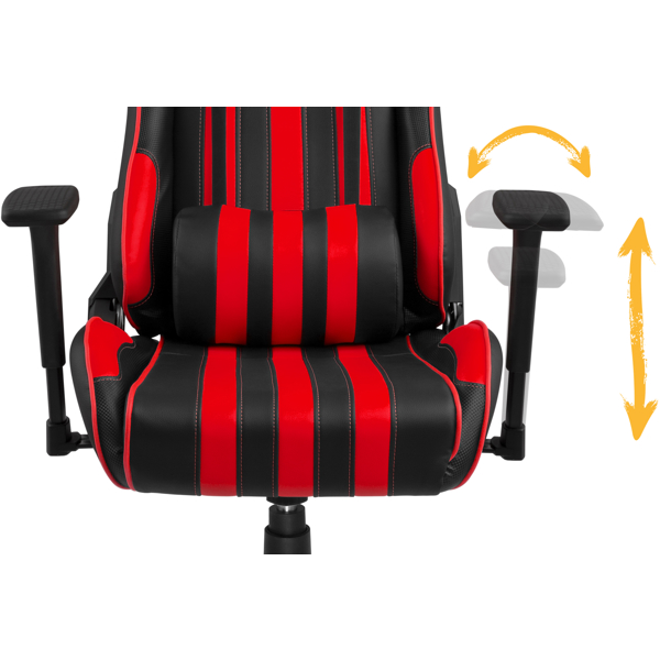 გეიმერული სავარძელი Yenkee 8518300090 YGC 100RD, Gaming Chair, Red