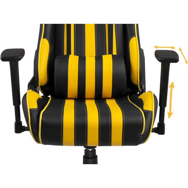 გეიმერული სავარძელი Yenkee 9401710000 YGC 100YW, Gaming Chair, Yellow