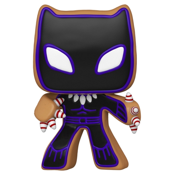 სათამაშო საკოლექციო ფიგურა Funko POP FUN25491633 Bobble Marvel Holiday Gingerbread Black Panther 50662