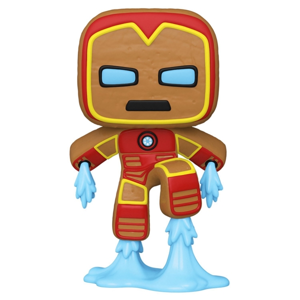 სათამაშო საკოლექციო ფიგურა Funko POP FUN25491630 Bobble Marvel Holiday Gingerbread Iron Man 50658