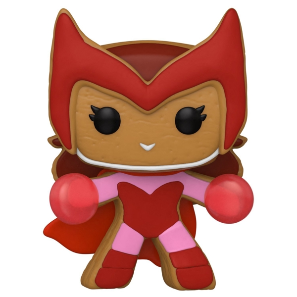 Funko POP FUN25491637 Bobble Marvel Holiday Gingerbread Scarlet Witch 57129