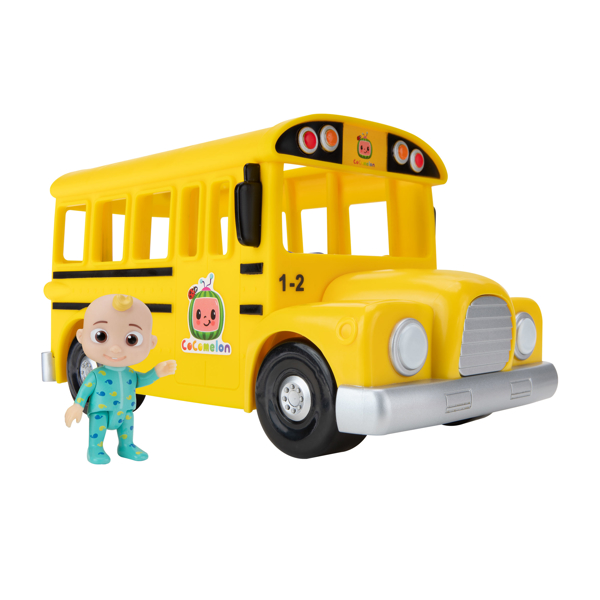 სათამაშო ნაკრები CoComelon CMW0015 Feature Vehicle Yellow School Bus