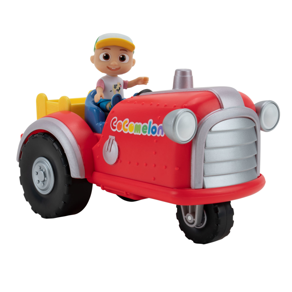 სათამაშო ნაკრები CoComelon CMW0038 CoComelon Feature Vehicle Tractor