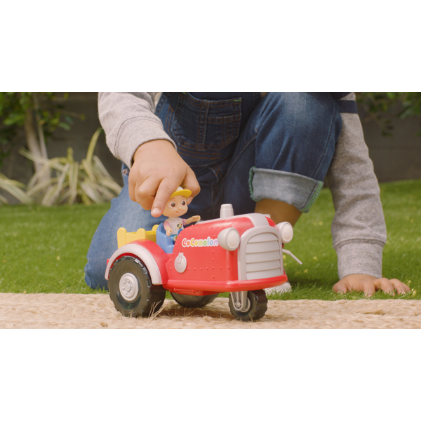 სათამაშო ნაკრები CoComelon CMW0038 CoComelon Feature Vehicle Tractor