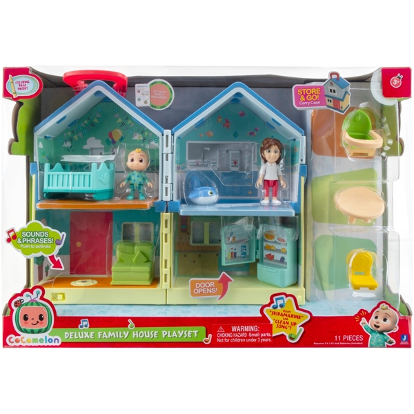 სათამაშო ნაკრები CoComelon CMW0066 Feature Playset Deluxe Family House Playset